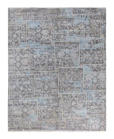 Bloomingdale's Indo Ikat M7944 Area Rug, 8'1 X 10'1 In Gray