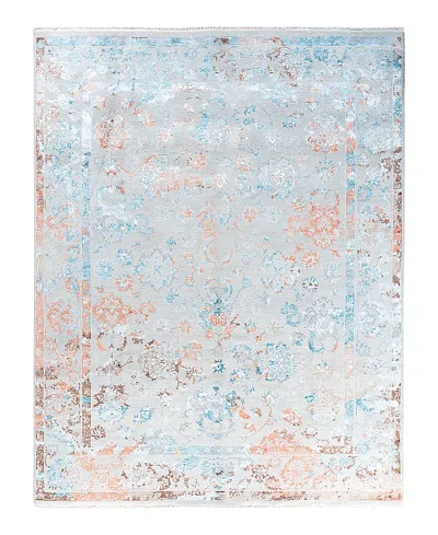 Bloomingdale's Indo Ikat M8067 Area Rug, 8'1 X 10'5 In Gray