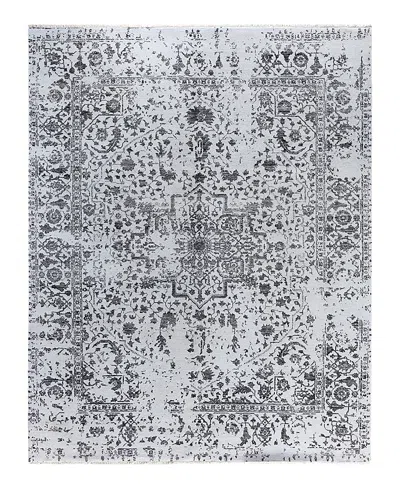 Bloomingdale's Indo Ikat M8129 Area Rug, 8'1 X 10'2 In Gray