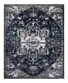 Bloomingdale's Indo Ikat M8169 Area Rug, 8' X 9'10 In Black