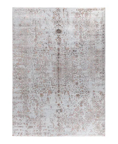 Bloomingdale's Indo Ikat M8303 Area Rug, 9'1 X 12'4 In Gray