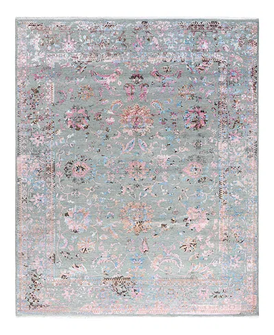 Bloomingdale's Indo Ikat M8309 Area Rug, 8'2 X 9'10 In Gray