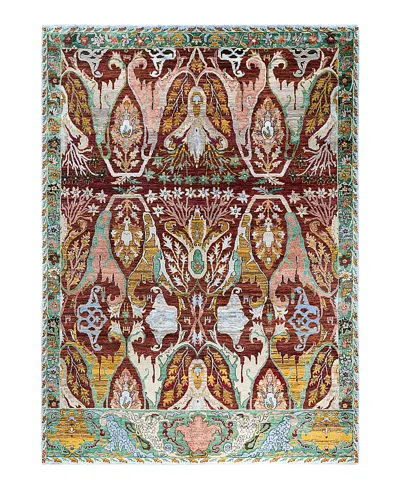 Bloomingdale's Indo Ikat M8536 Area Rug, 9'1 X 12'4 In Blue