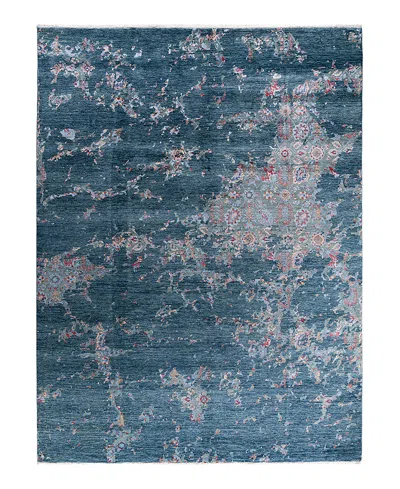 Bloomingdale's Indo Ikat M8697 Area Rug, 9'1 X 12'2 In Green