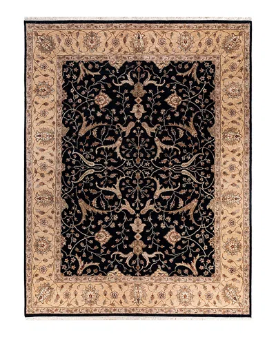 Bloomingdale's Indo Kashan M5602 Area Rug, 9'2 X 12' In Black