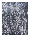 Bloomingdale's Indo Modern M6263 Area Rug, 8'2 X 10'1 In Black