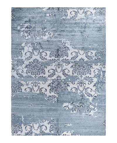 Bloomingdale's Indo Modern M6334 Area Rug, 9'2 X 12' In Gray
