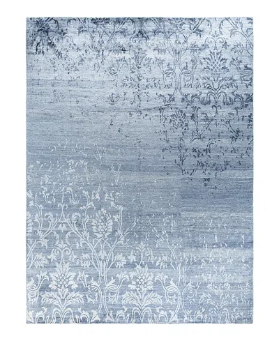 Bloomingdale's Indo Modern M6334 Area Rug, 9'2 X 12'2 In Gray