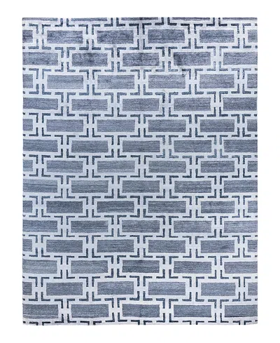 Bloomingdale's Indo Modern M6512 Area Rug, 9' X 11'10 In Ivory