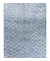 Bloomingdale's Indo Modern M6531 Area Rug, 9'2 X 11'10 In Gray