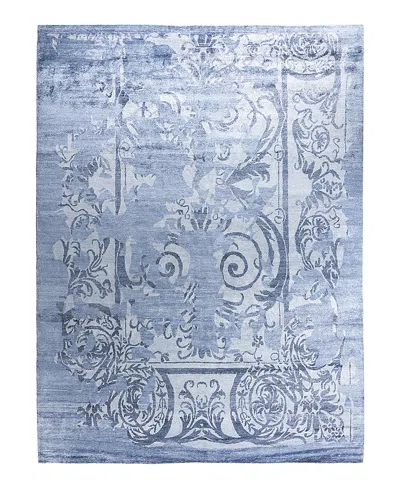 Bloomingdale's Indo Modern M6612 Area Rug, 9'1 X 11'10 In Gray