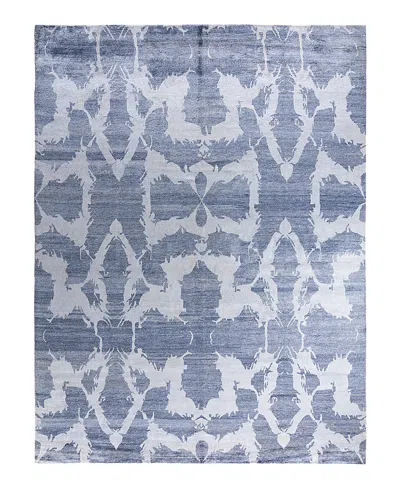 Bloomingdale's Indo Modern M6612 Area Rug, 9'2 X 11'10 In Gray