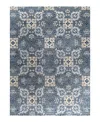 Bloomingdale's Indo Modern M6638 Area Rug, 9'1 X 12'2 In Gray