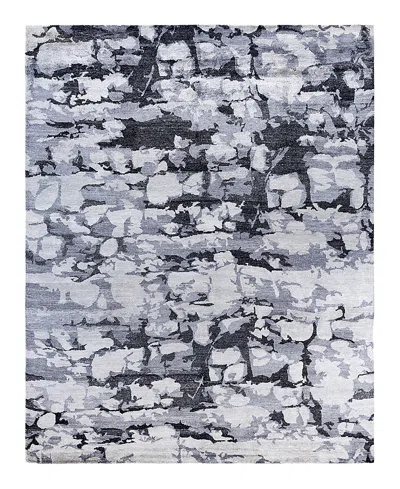 Bloomingdale's Indo Modern M6784 Area Rug, 8'1 X 10'1 In Gray