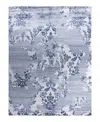 Bloomingdale's Indo Modern M6816 Area Rug, 9'2 X 12'4 In Gray