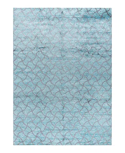 Bloomingdale's Indo Modern M6824 Area Rug, 9' X 12'4 In Green