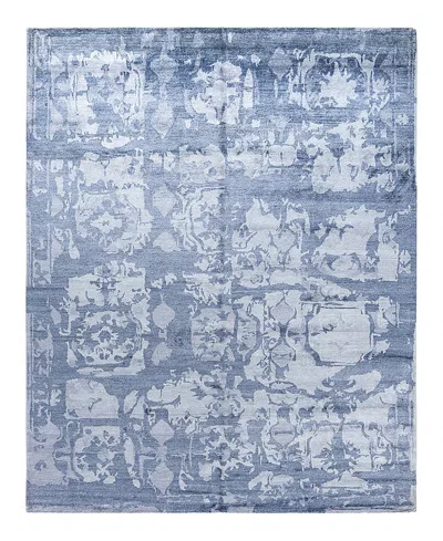 Bloomingdale's Indo Modern M6851 Area Rug, 8'2 X 10'1 In Gray
