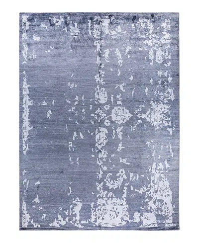 Bloomingdale's Indo Modern M6851 Area Rug, 9'2 X 12'3 In Gray