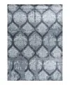 Bloomingdale's Indo Modern M6891 Area Rug, 9'2 X 12'5 In Gray
