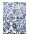 Bloomingdale's Indo Modern M6958 Area Rug, 9'1 X 12'1 In Gray
