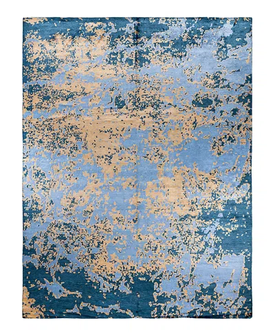Bloomingdale's Indo Modern M6977 Area Rug, 8'10 X 11'9 In Gold