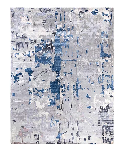 Bloomingdale's Indo Modern M6993 Area Rug, 9'1 X 12' In Gray