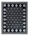 Bloomingdale's Indo Modern M7067 Area Rug, 8'3 X 9'10 In Black