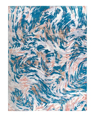 Bloomingdale's Indo Modern M7074 Area Rug, 9'2 X 12'3 In Pink