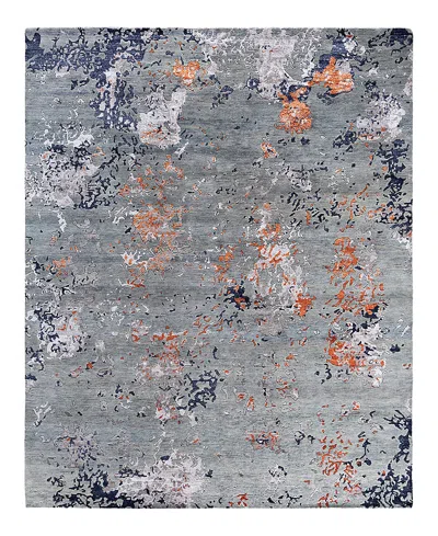 Bloomingdale's Indo Modern M7116 Area Rug, 8'2 X 10'1 In Gray
