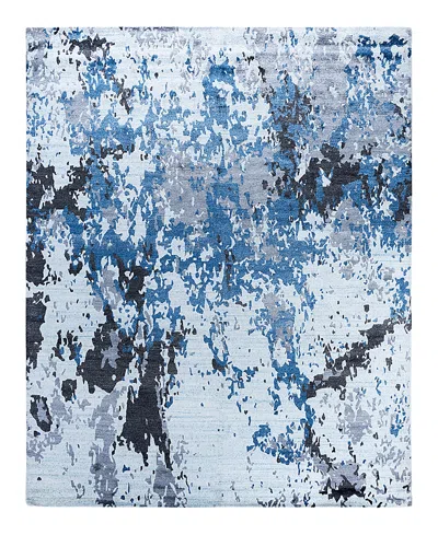 Bloomingdale's Indo Modern M7116 Area Rug, 8'2 X 10'2 In Blue
