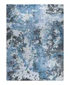 Bloomingdale's Indo Modern M7134 Area Rug, 9'1 X 12'1 In Gray
