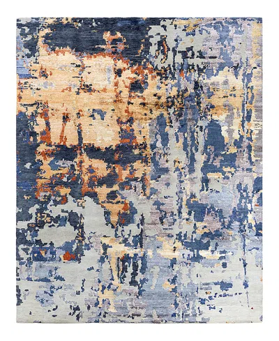 Bloomingdale's Indo Modern M7151 Area Rug, 8'1 X 10'1 In Gray
