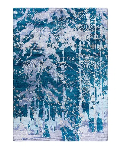 Bloomingdale's Indo Modern M7151 Area Rug, 9'1 X 12'2 In Gray