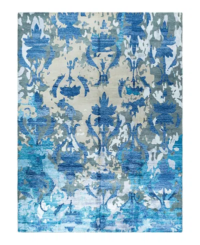 Bloomingdale's Indo Modern M7174 Area Rug, 9' X 11'10 In Gray