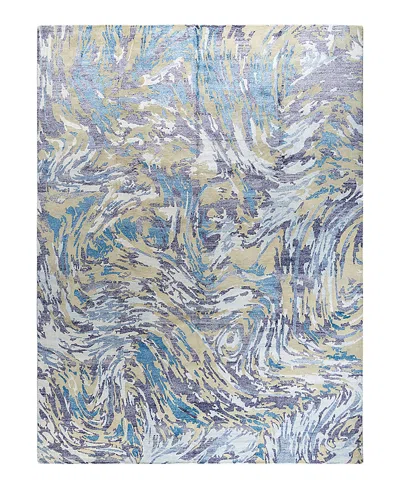 Bloomingdale's Indo Modern M7269 Area Rug, 9'1 X 12' In Ivory