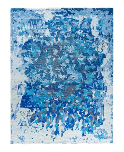 Bloomingdale's Indo Modern M7322 Area Rug, 7'10 X 10'2 In Blue