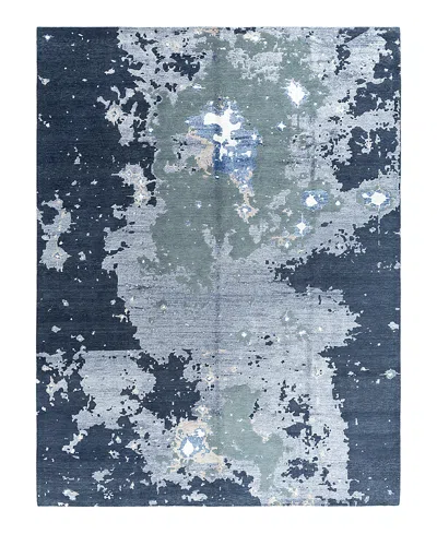 Bloomingdale's Indo Modern M7332 Area Rug, 9'3 X 12'2 In Gray