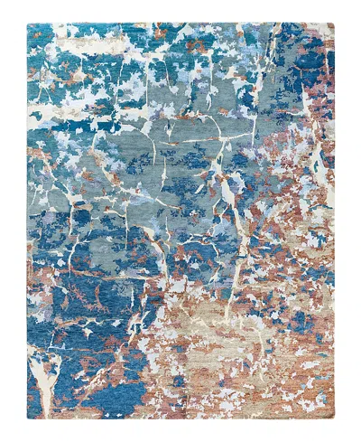 Bloomingdale's Indo Modern M7381 Area Rug, 8'1 X 10'3 In Gray