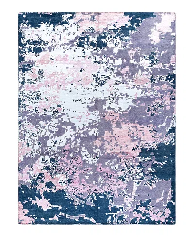 Bloomingdale's Indo Modern M7399 Area Rug, 8'10 X 12' In Gray
