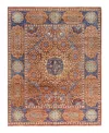 Bloomingdale's Indo Modern M7477 Area Rug, 8'1 X 10'3 In Rust