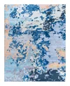Bloomingdale's Indo Modern M7487 Area Rug, 8'2 X 10'1 In Blue