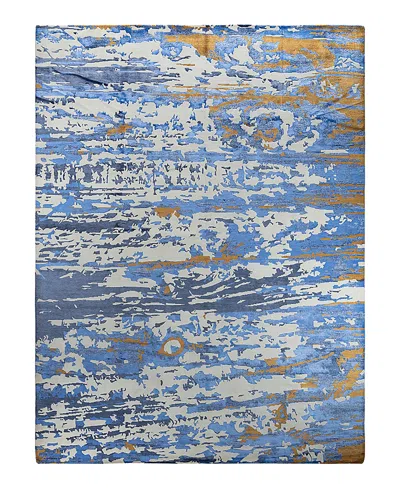 Bloomingdale's Indo Modern M7522 Area Rug, 9'2 X 12'3 In Ivory