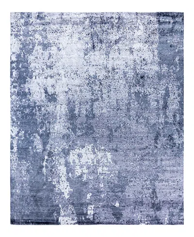 Bloomingdale's Indo Modern M7542 Area Rug, 8'2 X 9'10 In Gray