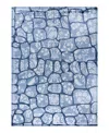 Bloomingdale's Indo Modern M7563 Area Rug, 9'1 X 12'3 In Purple