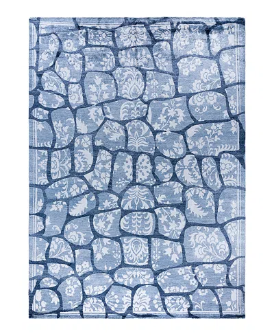Bloomingdale's Indo Modern M7563 Area Rug, 9'1 X 12'3 In Purple