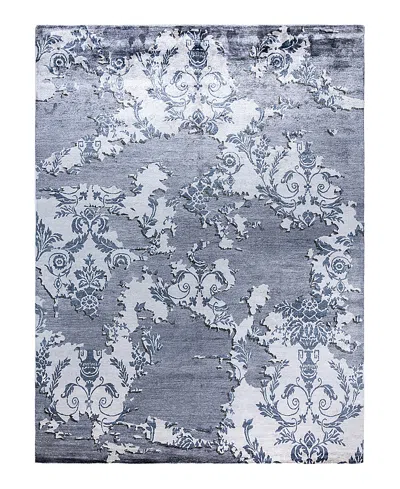 Bloomingdale's Indo Modern M7573 Area Rug, 9'3 X 12'3 In Gray