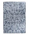Bloomingdale's Indo Modern M7583 Area Rug, 9' X 12'3 In White