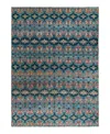 Bloomingdale's Indo Modern M7599 Area Rug, 9'2 X 12'5 In Black