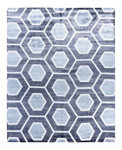 Bloomingdale's Indo Modern M7657 Area Rug, 8'3 X 10'2 In Gray