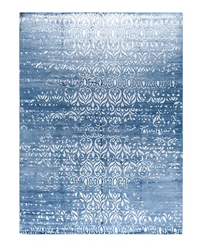 Bloomingdale's Indo Modern M7673 Area Rug, 9' X 12'1 In Gray